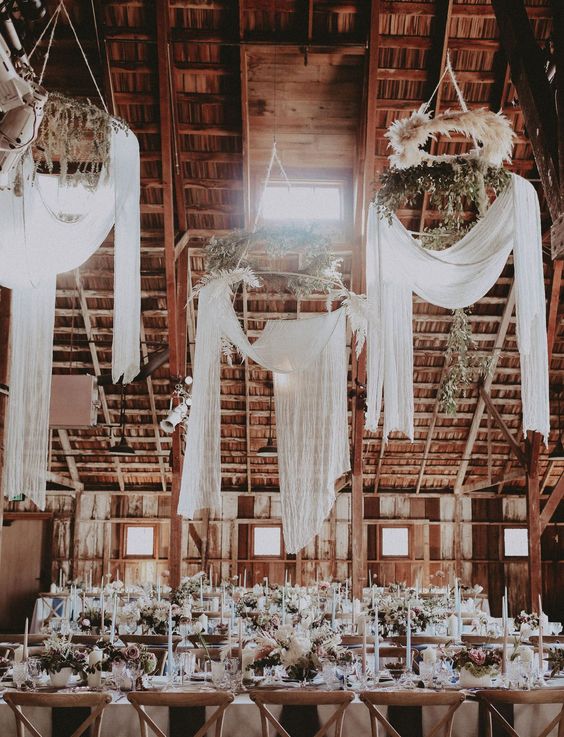Suspended Draping ring idea